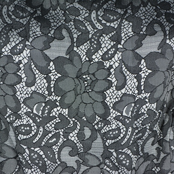 Lane Bryant Womens Dress Lace Overlay Silver 16 - Picture 3 of 5